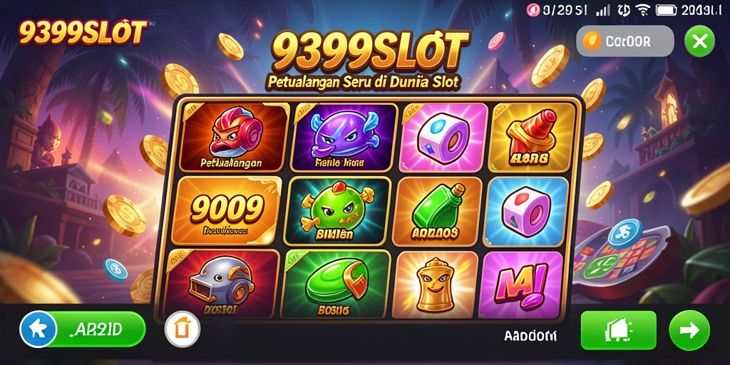 Tampilan menarik gameplay 9399SLOT yang penuh petualangan.