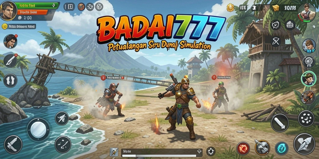 Tampilan gameplay BADAI777 yang mendebarkan dan realistis.