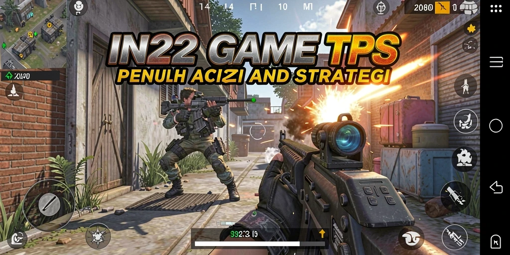 Tampilan gameplay seru IN22 dengan berbagai karakter dan aksi mendebarkan.