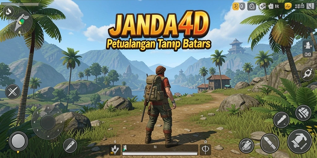 Tampilan gameplay yang mengesankan di dunia terbuka JANDA4D.