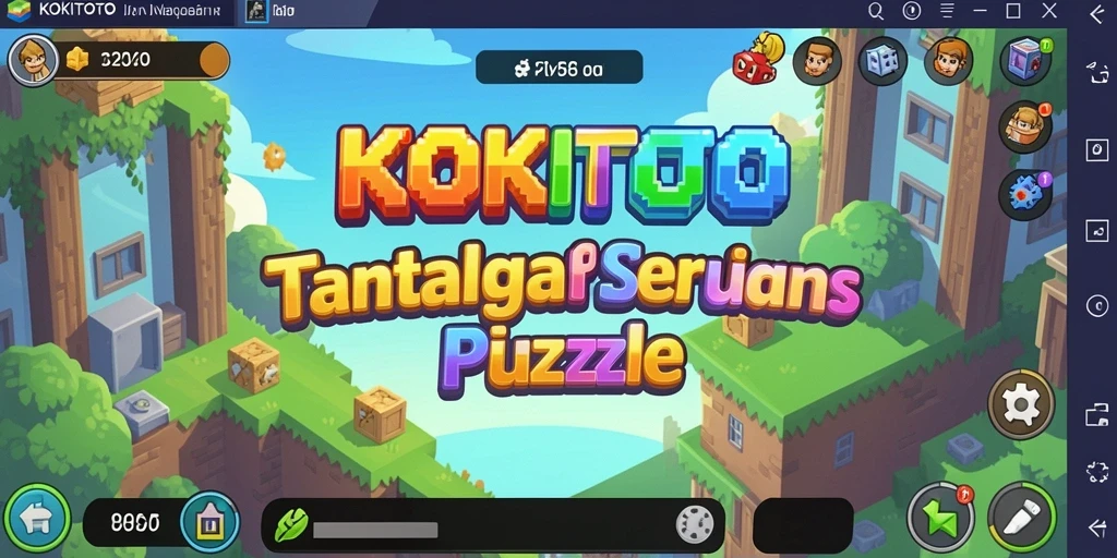 Tampilan gameplay <strong>KOKITOTO</strong> dengan teka-teki menantang.