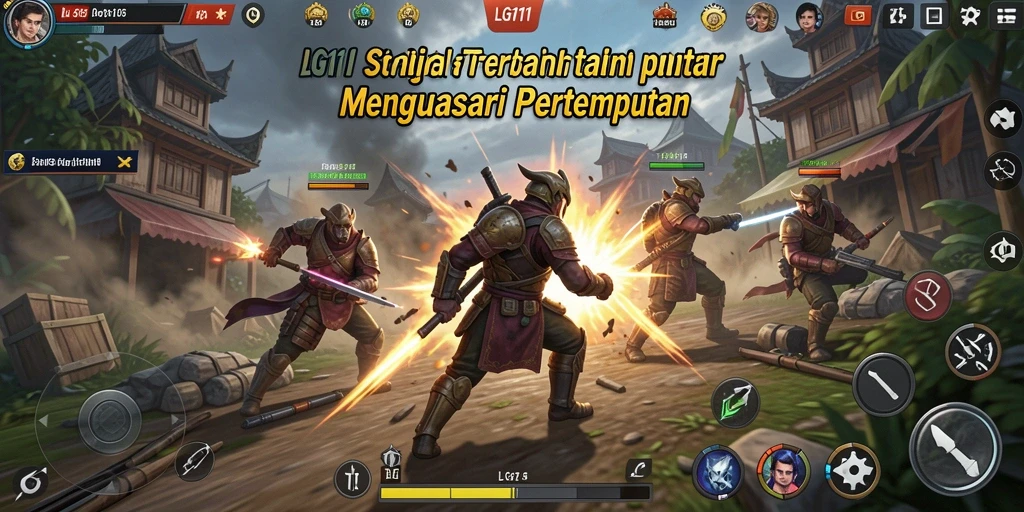 Screenshot gameplay LG111 menampilkan momen strategis yang mendebarkan.