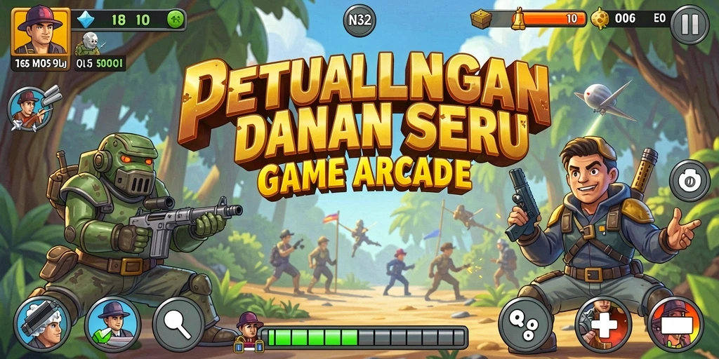 Gameplay seru N32 dengan karakter yang menarik dalam aksi.