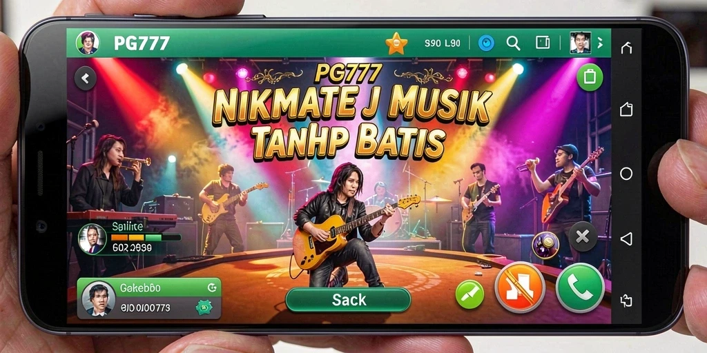 Tampilan gameplay PG777 yang menarik dan interaktif dengan musik.