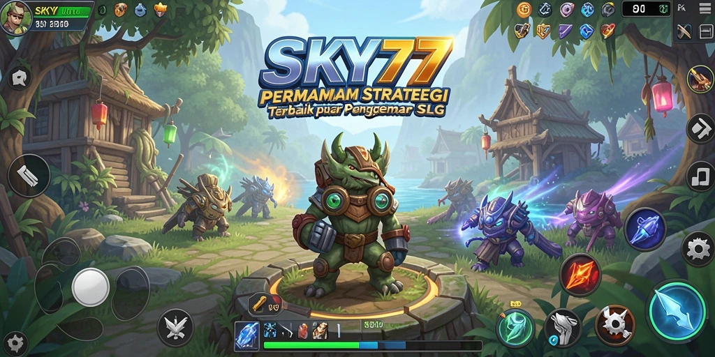 Tangkapan layar gameplay menunjukkan pertempuran strategis yang mendebarkan.
