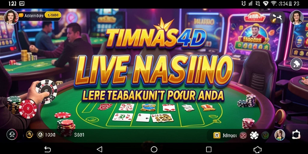 Gameplay Live Casino yang imersif dan interaktif di TIMNAS4D.
