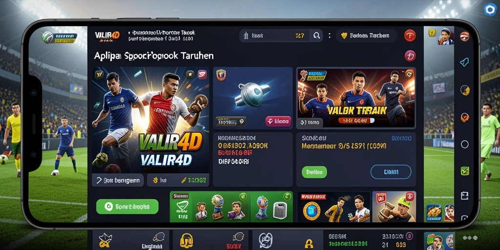 Tampilan menarik dari gameplay Sportsbook VALIR4D dengan berbagai pilihan taruhan.